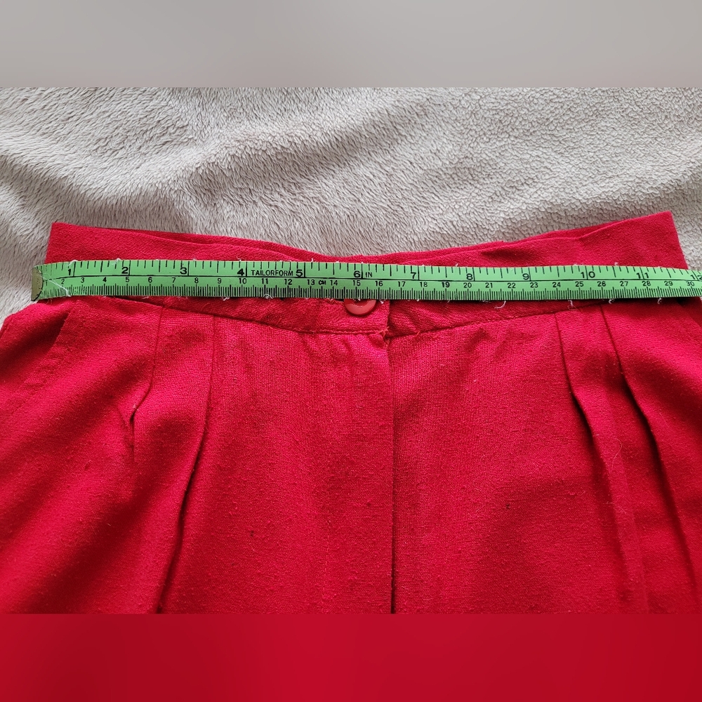 Brand New- High Waisted Pants in  Raw Silk - Picture 5 of 10